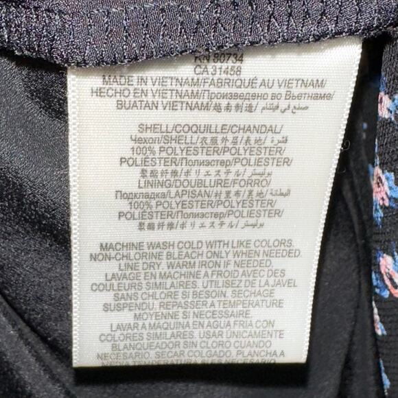 BCBGeneration Floral Babydoll Sheath Mini Dress Size Medium - Picture 5 of 11